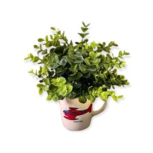 Vintage Cessna 310G Airplane Ceramic Gold Rim Coffee Mug USA Made